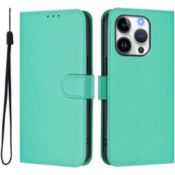 Mobigear Urban Wallet Housse iPhone 16 Pro Etui Porte-Monnaie - Vert
