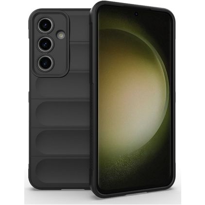 Mobigear Bumpy Coque Samsung Galaxy S24 FE Coque arrière en TPU Souple - Noir