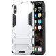 Mobigear Armor Stand Coque iPhone XS Max Coque arrière Rigide Anti-Chocs avec Support Amovible - Argent