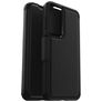 OtterBox Strada Housse Samsung Galaxy S23 Plus Etui en Cuir Véritable - Noir