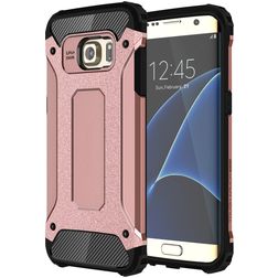 Mobigear Outdoor Coque Samsung Galaxy S7 Edge Coque arrière Rigide Anti-Chocs - Rose doré