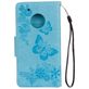 Mobigear Butterfly Housse Motorola Moto G5 Plus Etui Porte-Monnaie - Bleu