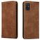 Mobigear Retro Slim Housse Samsung Galaxy A71 Etui Porte-Monnaie - Marron