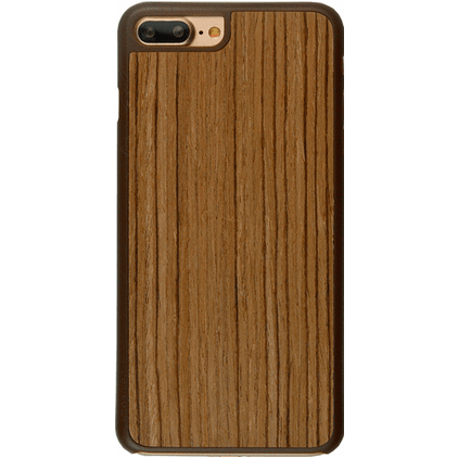 Imoshion Elijah Coque iPhone 8 Plus Coque arrière en Bois - Marron
