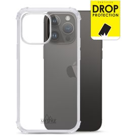 My Style Protective Flex Coque Transparente iPhone 14 Pro Max Coque arrière en TPU Souple Anti-Chocs - Transparent