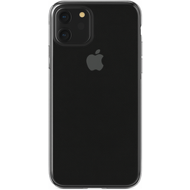 Mobigear Ultra Thin Coque Transparente iPhone 11 Pro Coque arrière en TPU Souple Extra-fin - Transparent