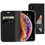 Mobiparts Classic Wallet Housse iPhone X Etui Porte-Monnaie - Noir