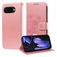 Mobigear Flowers Housse Google Pixel 9a Etui Porte-Monnaie - Rose doré