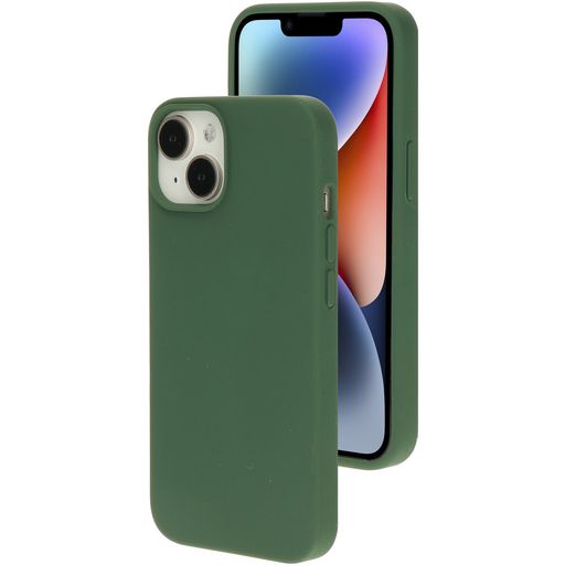 Mobiparts Coque iPhone 14 Coque arrière en Silicone - Forest Green