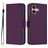Mobigear Urban Wallet Housse iPhone 16 Etui Porte-Monnaie - Violet