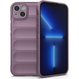 Mobigear Bumpy Coque iPhone 14 Plus Coque arrière en TPU Souple - Violet