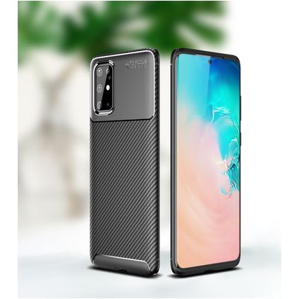 Mobigear Racing Coque OPPO Reno 4 Coque arrière en TPU Souple - Noir