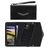 Mobilize Elegant Magnet iPhone 12 Mini Détachable 2in1 Pochette - Black Croco