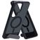 Mobiparts Hardcover Coque Samsung Galaxy S26 Ultra MagSafe Coque arrière Rigide avec Support Amovible - Satin Black