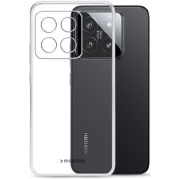 Mobilize Gelly Coque Transparente Xiaomi 14 Coque arrière en TPU Souple - Transparent