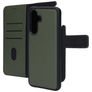Mobiparts Housse Samsung Galaxy A56 Etui avec Coque Détachable en Cuir Véritable Porte-Monnaie - Vert