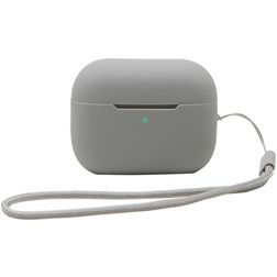Mobigear Lanyard Coque Apple AirPods Pro 2 Coque en Silicone Souple - Gris