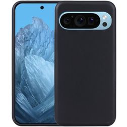 Mobigear Basics Coque Google Pixel 9 Coque arrière en TPU Souple - Noir