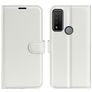 Mobigear Classic Housse TCL 20 R 5G Etui Porte-Monnaie - Blanc