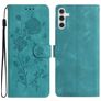 Mobigear Flowers Housse Samsung Galaxy A17 Etui Porte-Monnaie - Vert