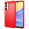 Mobigear Brushed Slim Coque Samsung Galaxy A56 Coque arrière en TPU Souple - Rouge