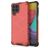 Mobigear Honeycomb Coque Samsung Galaxy M53 Coque arrière Rigide Anti-Chocs - Rouge