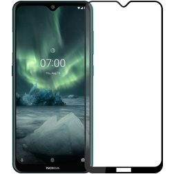 Mobigear Premium Nokia 2.1 Verre trempé Protection d'écran - Compatible Coque - Noir