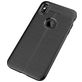 Mobigear Luxury Coque iPhone XS Max Coque arrière en TPU Souple - Noir