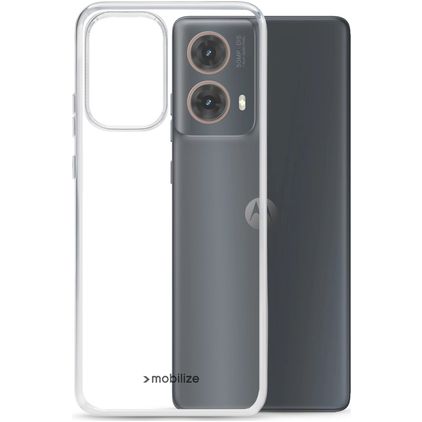 Mobilize Gelly Coque Transparente Motorola Moto G85 Coque arrière en TPU Souple - Transparent