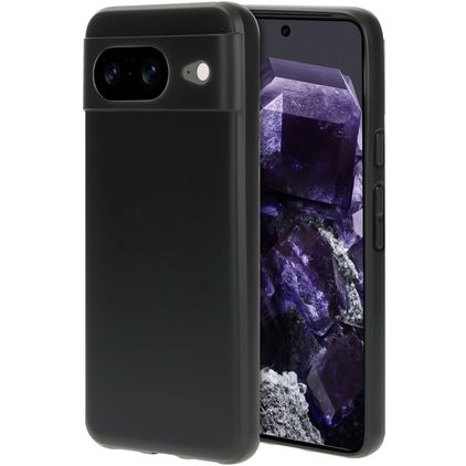 Mobiparts Classic Coque Google Pixel 8 Coque arrière en TPU Souple - Matt Black