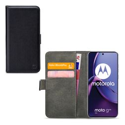 Mobilize Classic Gelly Wallet Housse Motorola Moto G84 Etui Porte-Monnaie - Noir