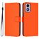 Mobigear Urban Wallet Housse Motorola Moto E14 Etui Porte-Monnaie - Orange