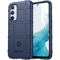 Mobigear Rugged Shield Coque Samsung Galaxy A54 Coque arrière en TPU Souple Anti-Chocs - Bleu