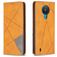 Mobigear Rhombus Slim Housse Nokia 1.4 Etui - Cognac