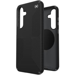 Speck Presidio2 Grip Magnet Samsung Galaxy S25 Plus MagSafe Plastique rigide Coque arrière Antichoc - Noir