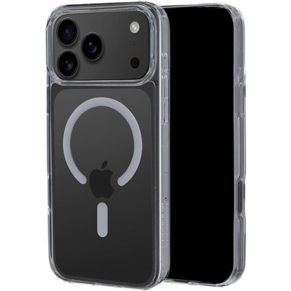 Mobiparts Hardcover Coque Transparente iPhone 18 Pro Max MagSafe Coque arrière Rigide - Transparent
