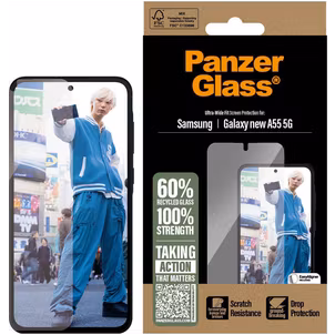 PanzerGlass Ultra-Wide Fit Samsung Galaxy A56 Verre trempé Protection d'écran - Compatible Coque