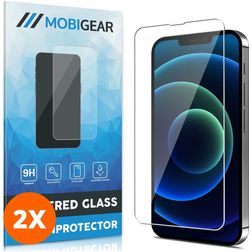 Mobigear iPhone 13 Pro Max Verre trempé Protection d'écran - Compatible Coque (Lot de 2)