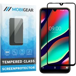 Mobigear Premium Wiko View 3 Pro Verre trempé Protection d'écran - Compatible Coque - Noir