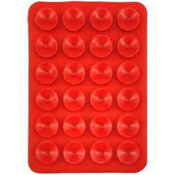 Mobigear EasyMount Support de téléphone à ventouse - 24 Suction Cup - Rouge Universel