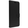 Valenta Gel Skin Housse iPhone 15 Plus Etui en Cuir Véritable Porte-Monnaie - Noir
