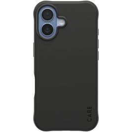 CARE by PanzerGlass Fashionable Coque iPhone 17 MagSafe Coque arrière en Silicone - Noir