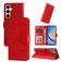 Mobigear Sunflower Housse Samsung Galaxy A35 Etui Porte-Monnaie - Rouge