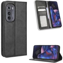 Mobigear Sensation Housse Motorola Edge (2022) Etui Porte-Monnaie - Noir