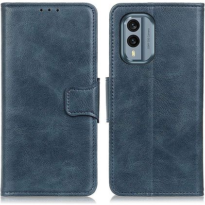 Mobigear Classy Housse Nokia X30 Etui Porte-Monnaie - Bleu