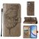 Mobigear Butterfly Housse Samsung Galaxy A35 Etui Porte-Monnaie - Gris