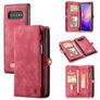 Caseme 008 Housse Samsung Galaxy S10 Etui avec Coque Détachable Porte-Monnaie - Rouge