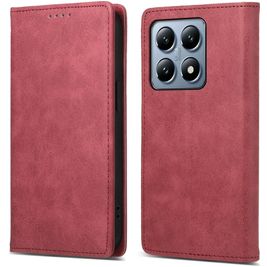 Mobigear Wallet Housse Xiaomi 14T Pro Etui Porte-Monnaie - Rouge