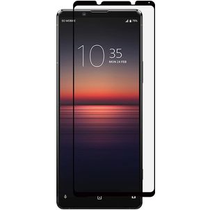 Mobigear Premium Sony Xperia 1 II Verre trempé Protection d'écran - Compatible Coque - Noir