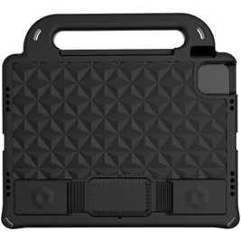 Mobigear Diamond Coque iPad Pro 11 Pouces (2022) Coque de tablette pour enfants avec Poignée Enfants en EVA - Noir